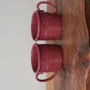 USED Longaberger Mug Set